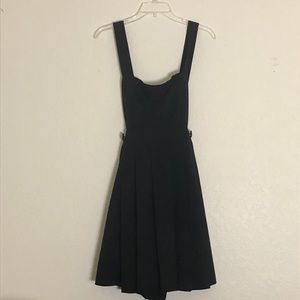 Black Pinafore Dress